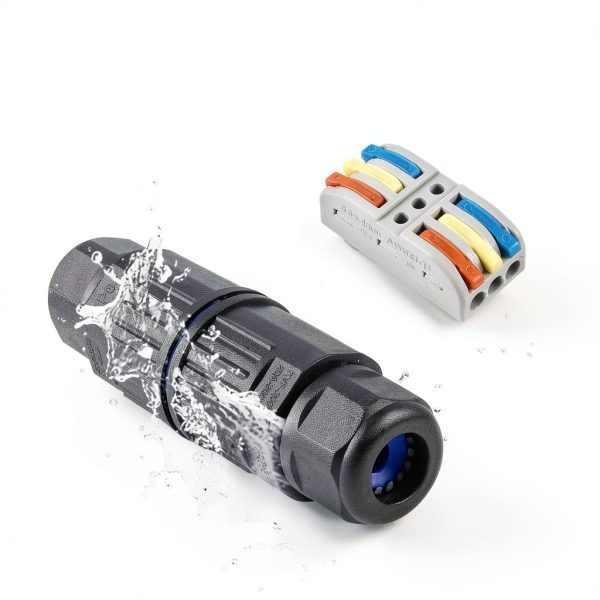 CDF 2PCS Upgraded Junction Box Waterproof IP68 3P Wire Connector-5