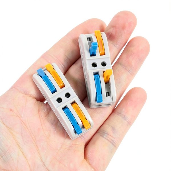 Copper Nylon Electrical Wire Connectors Quick Splice Lever Blocks Insulated Terminal Blocks for Projects-4