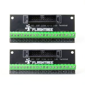 Simple IDC Terminal Breakout Board 20Pin 2.54mm 3.81mm risingsaplings-0