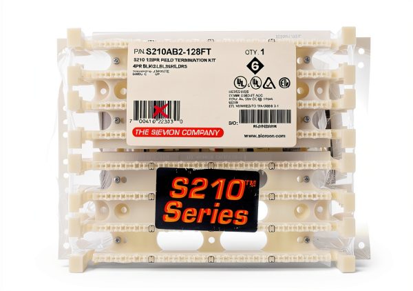 Siemon S210AB2-128FT S210 128-Pair Field Termination Block w/Legs, C4-3