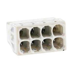 Wago, 2273 Series Direct Plug Terminal Block, Bag of 10, 8 Inputs, for Rigid Wires from 0.5-2.5mm², Voltage 450V, Current 24A, Stripping Length 11mm, Quick and Safe Installation-0