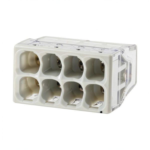 Wago, 2273 Series Direct Plug Terminal Block, Bag of 10, 8 Inputs, for Rigid Wires from 0.5-2.5mm², Voltage 450V, Current 24A, Stripping Length 11mm, Quick and Safe Installation-3