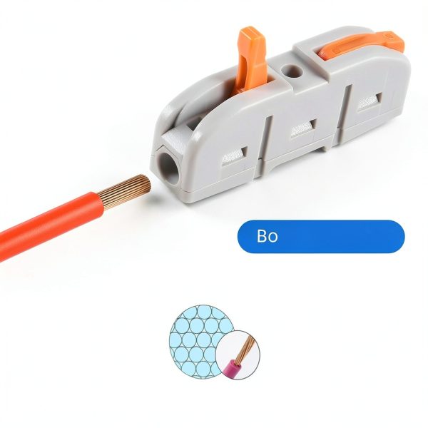 20pcs Lever Wire Connectors SPL-1 Conductor Compact Connectors Lever Connectors Nuts Electrical Terminals for 28-12AWG Soft & Hard Wire Universal-3