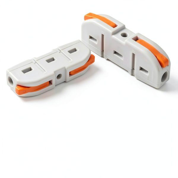 20pcs Lever Wire Connectors SPL-1 Conductor Compact Connectors Lever Connectors Nuts Electrical Terminals for 28-12AWG Soft & Hard Wire Universal-4