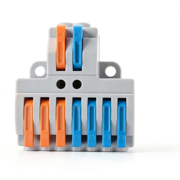 Lever Wire Connectors 10pcs - 2 in 6 Out Push-in Block AWG 28-12-2