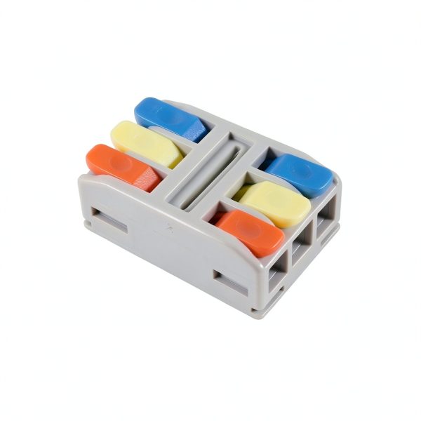 Lever Wire Connectors Pro 20pcs Quick Push-in 3-in-3-Out Terminals-4