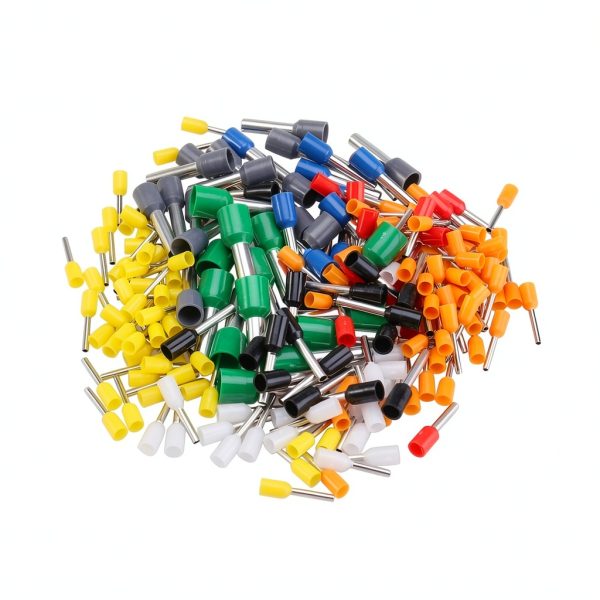 Wire Ferrules Kit 400pcs AWG 22-10 Insulated Copper Crimp Connectors-2