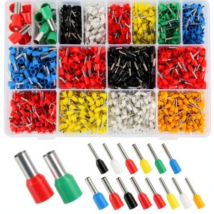 Wire Ferrules 2120pcs Kit AWG 22-10 Copper Crimp Connectors-0