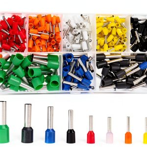 Wire Ferrules Kit 400pcs AWG 22-10 Insulated Copper Crimp Connectors-0