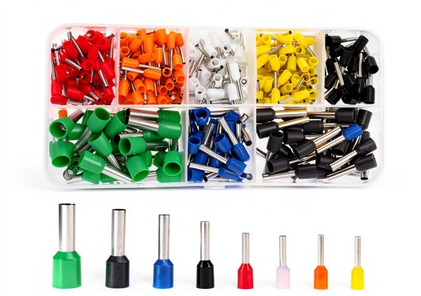 Wire Ferrules Kit 400pcs AWG 22-10 Insulated Copper Crimp Connectors-0