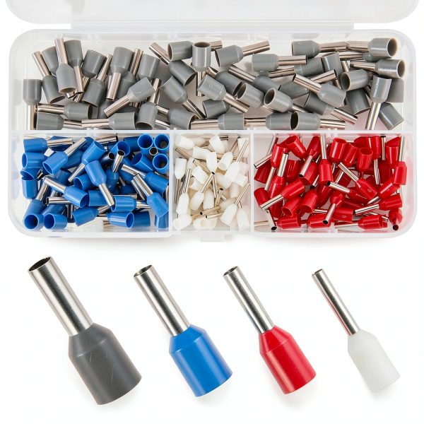 Wire Ferrules 200pcs Kit AWG 22-10 Copper Crimp Connectors-0