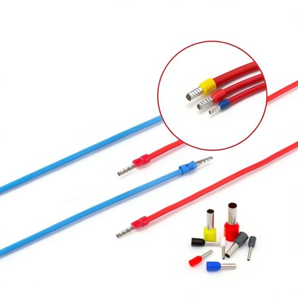 Wire Ferrules 200pcs Kit AWG 22-10 Copper Crimp Connectors-3