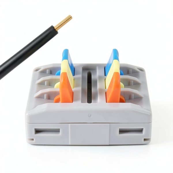Lever Wire Connectors Pro 20pcs Quick Push-in 3-in-3-Out Terminals-3