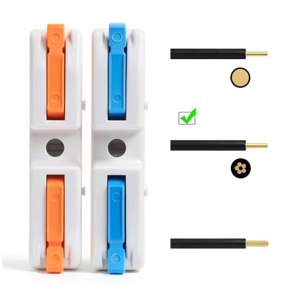 Lever Wire Connectors 30pcs Splicing Kit – 28-12 AWG, 1 in 1 Out-5