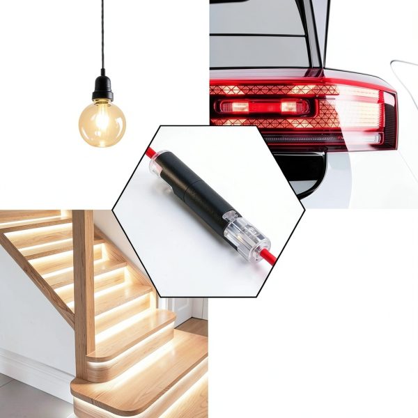 Low Voltage Wire Connectors 60Pcs LED 1‑Pin Plug for Stripe Lights-2
